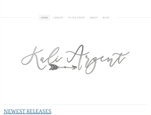 Tablet Screenshot of kaliargent.com